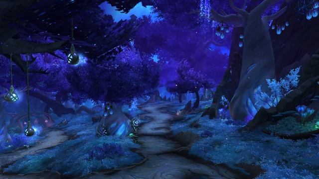 Ardenweald Music Rain Ambience | 1 Hour World of Warcraft for Relaxing Sleep Meditation