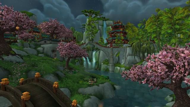 Jade Forest Music Water Ambience | 1 hour World of Warcraft for Relaxing Sleep Meditation