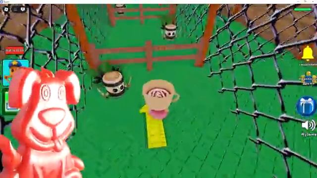 Побег из тюрьмы с желейным псом Стасиком Роблокс и итальянские мемы