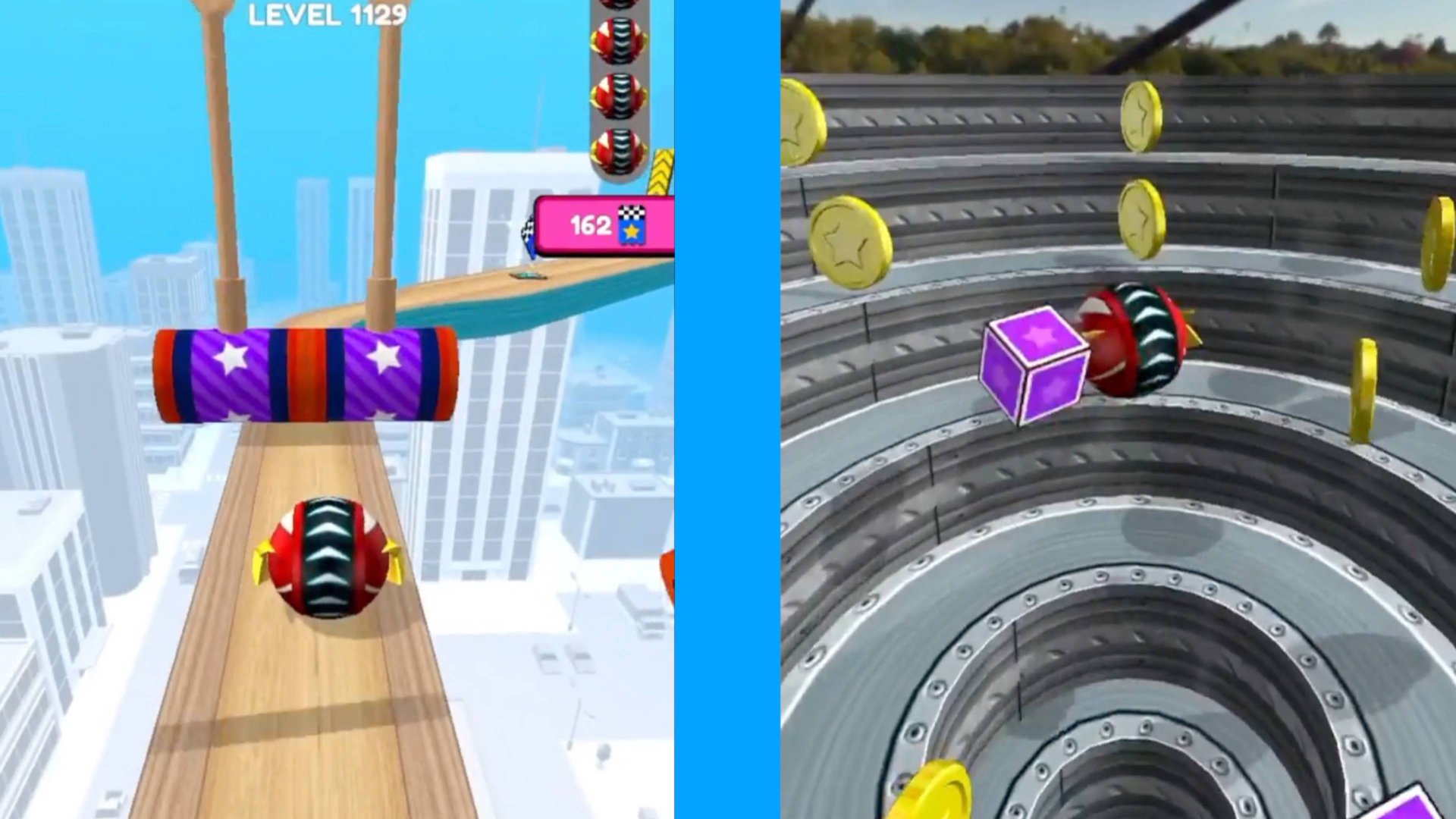 Going balls All Levels Gameplay IOS Android Going Balls level 1129 to 1132 Banana frenzy