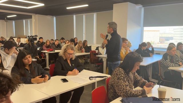 Главный редактор «Московской газеты» Валерий Ивановский рассказал студентам о журналистике