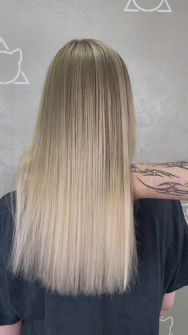 Растяжка эиртач позволяет добиться плавного естественного перехода оттенков на полотне