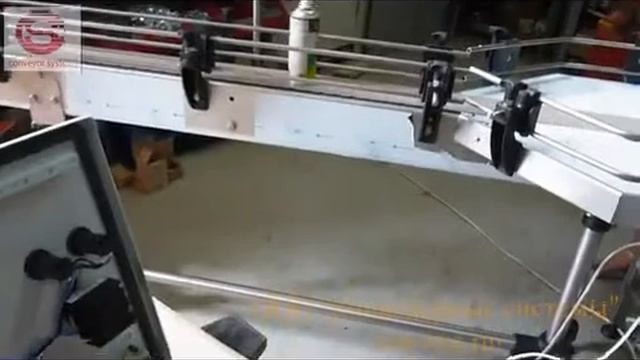 Пластинчатый конвейер с накопителем