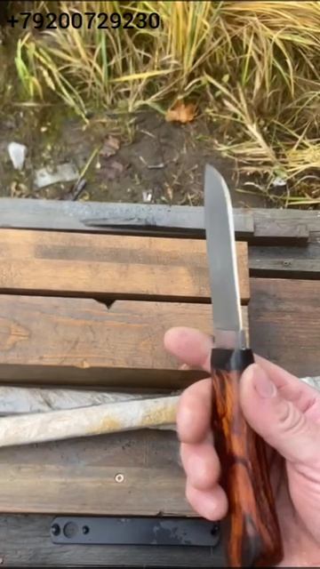 Обзор ножа от клиента с клинком от Горшкова Андрея из стали BOHLER K340