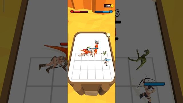 ОБЗОР ИГРЫ НА АНДРОИД MERGE MASTER: DINOSAUR MONSTER