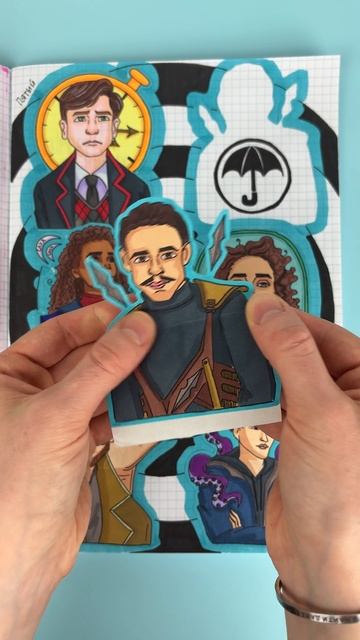 Распаковка бумажных сюрпризов Академия Амбрелла #бумажки #сюрпризы #обзор #распаковка