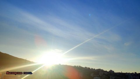 Ялта рассвет, первые лучики солнца над Массандрой. Таймлапс Крым отдых на море 🍎 #searuss