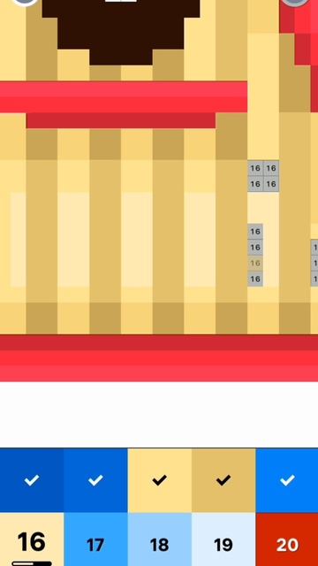 раскраска по квадратам часть 5