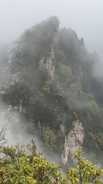 ❄️🍂Первый снег в парке Лаоцзелин