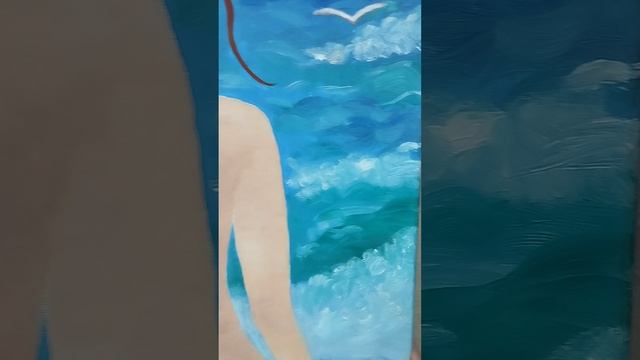 Картина "Чистый путь " масло ,холст на подрамнике .