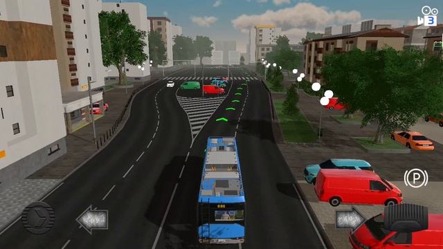 Играю в Public transport simulator 2, поиграл за новый автобус