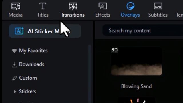 PowerDirector 24...- Как использовать пользовательские теги в PowerDirector для управления ресурсам