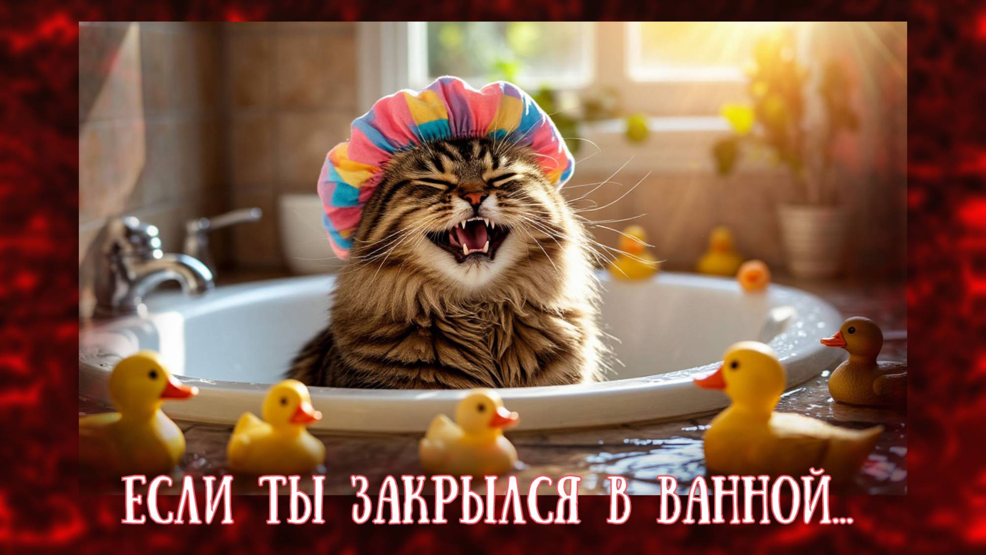 Если ты закрылся в ванной...