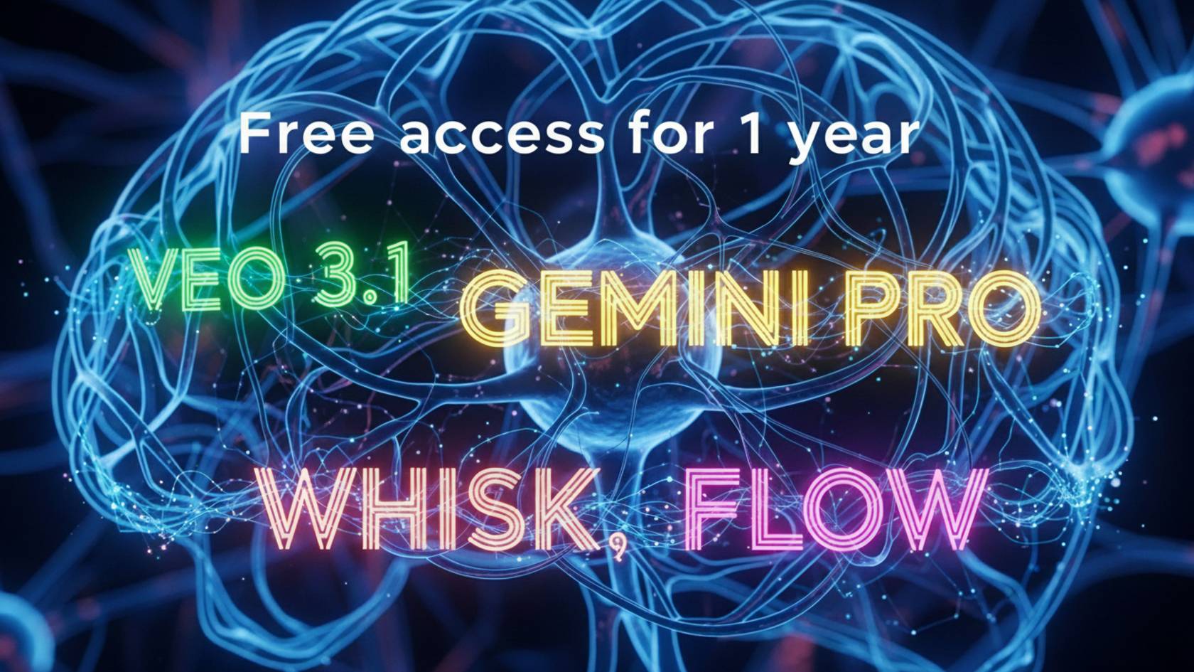 Бесплатный доступ на 1 год к Veо 3.1, Gеmini Рrо, Whisk, Flоw