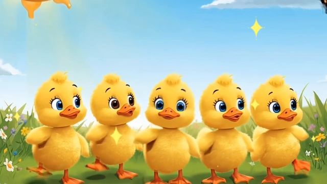 Танец Маленьких Утят 🐥 Детская Песенка | Учимся Считать и Танцевать! | Развивающее видео для детей.