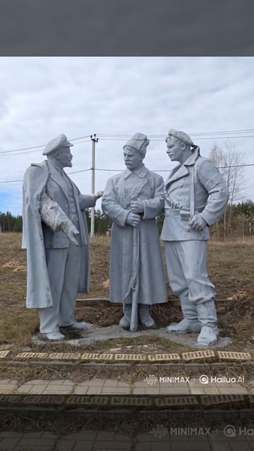 Ожившая при помощи ИИ самая известная скульптурная композиция недалеко от Егорьевска