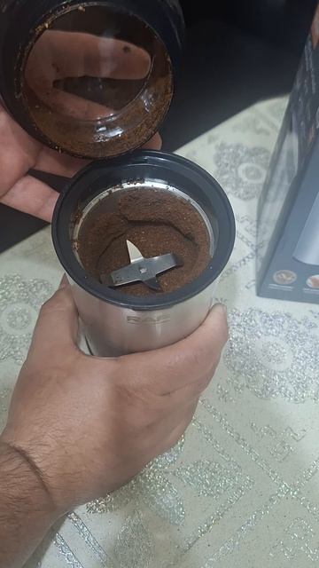 Электрическая кофемолка.