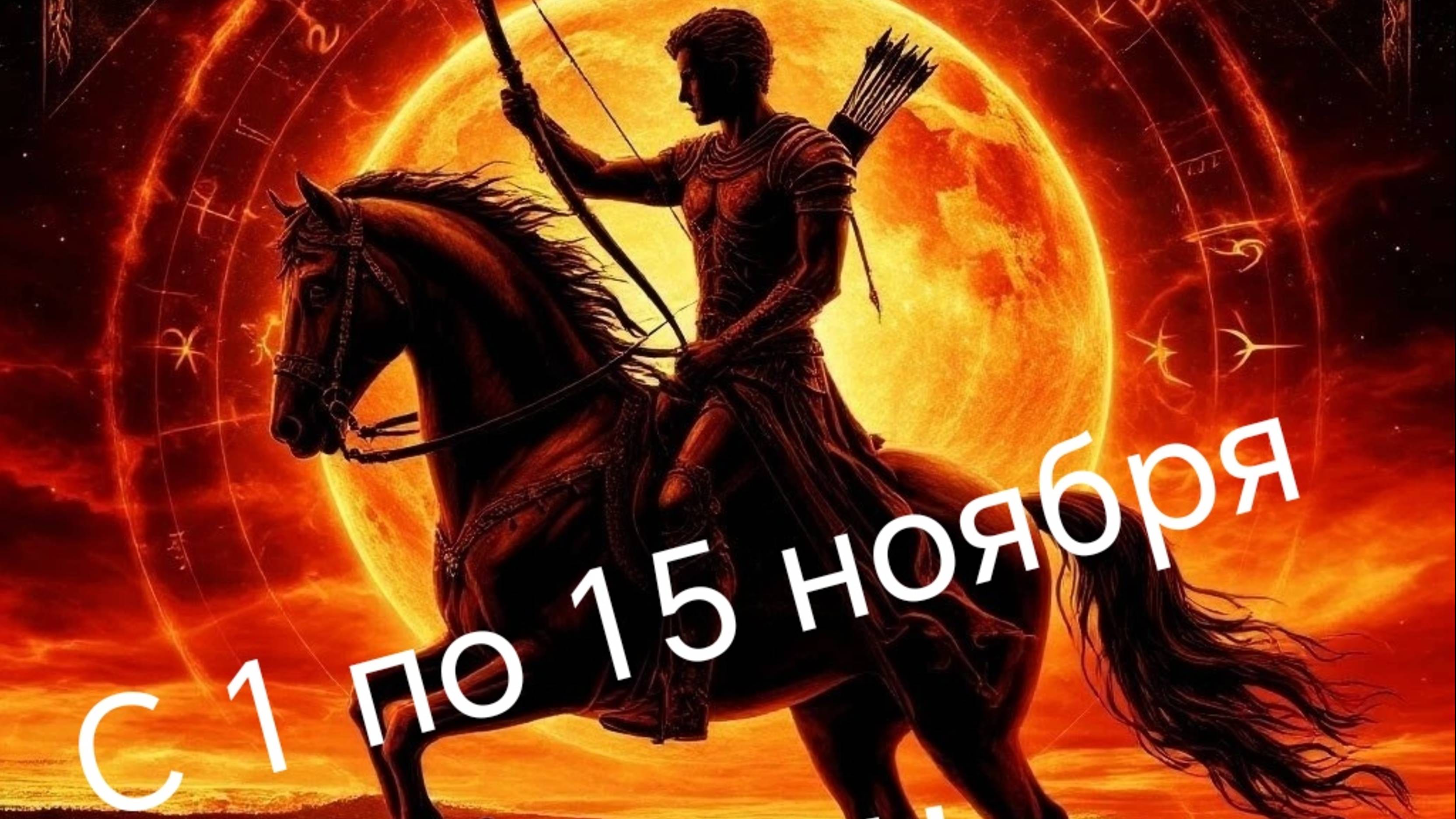 Стрелец с 1 по 15 ноября