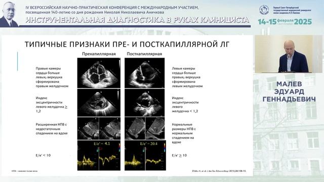 Эхокардиографическая диагностика лёгочной артериальной гипертензии