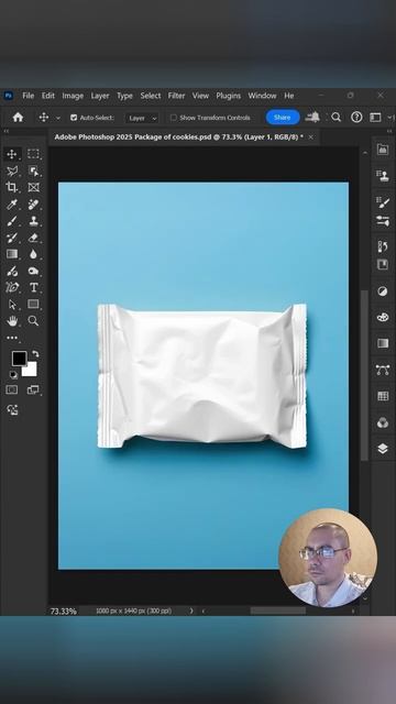 Делаем мокап пачки попкорна в фотошопе