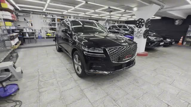 Genesis GV80 / Полная оклейка (полиуретан Spectroll Premium 210 mic) PDR