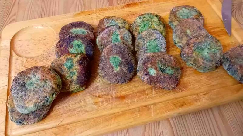 Зеленые сырники