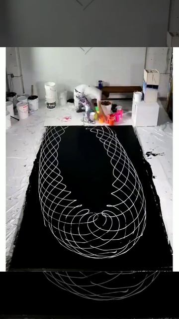 Создание картины при помощи эффекта маятника