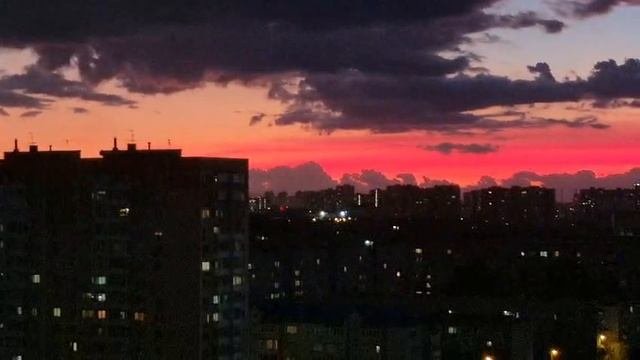 закат огонь