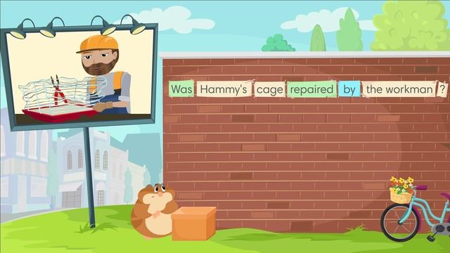 Go Getter 4 Unit 7.3 grammar Hammy wasn’t hurt