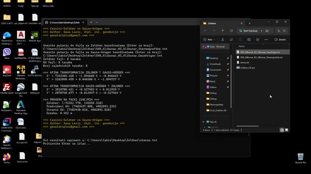 Cassini-Soldner vs Gauss-Krüger