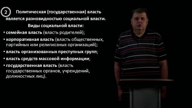 Тема 2. Государство