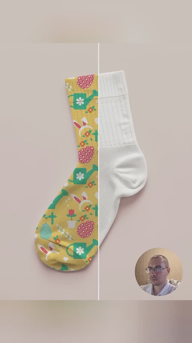 Делаем мокап носка в фотошопе