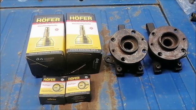 Купил наружние гранаты и передние ступичные подшипники  для снегоболотохода из мотоколяски СЗД