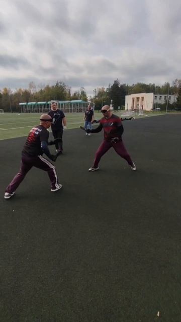 ножевой бой, фрагмент тренировки