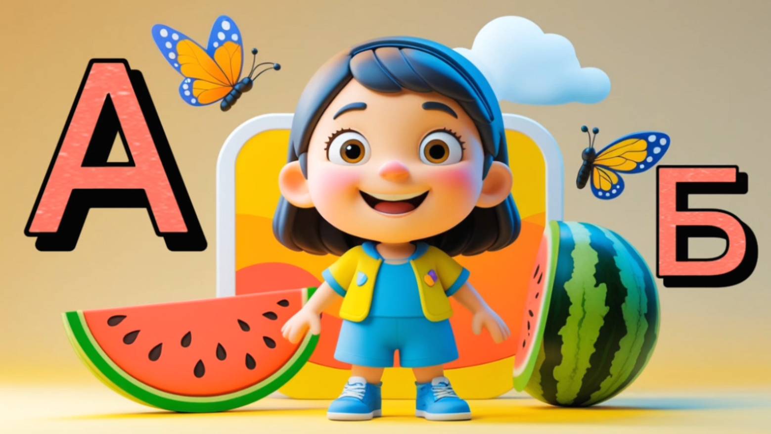 Алфавит. Учим буквы:  А - Б