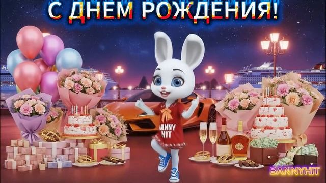 С Днем Рождения!Лучшее Поздравление. Музыкальная открытка
