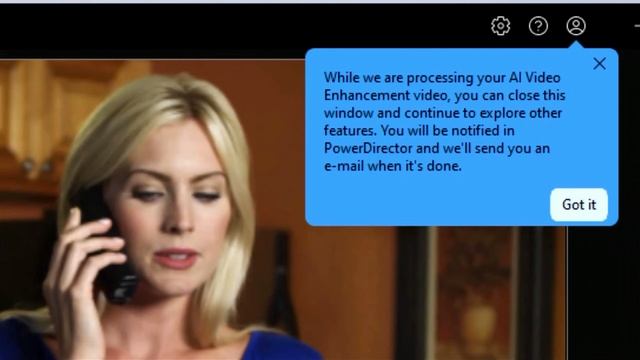 PowerDirector 25...- Знакомство с инструментом улучшения искусственного интеллекта для PowerDirecto