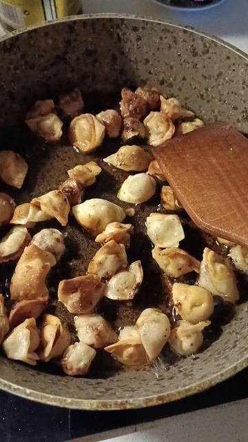 жаренные пельмени