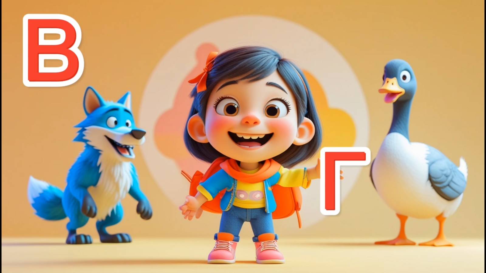 Алфавит. Учим буквы: В и Г