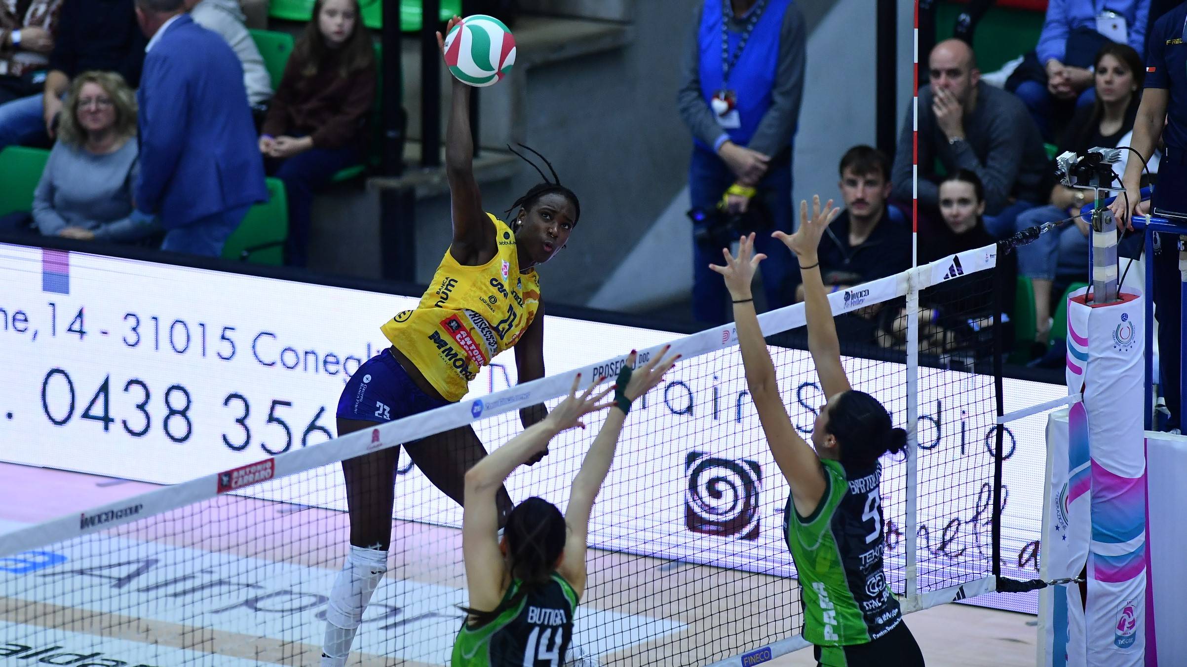 Волейбол. КОНЕЛЬЯНО —ВАЛЛЕФОЛЬЯ. Чемпионат Италии. 09.11.2025
