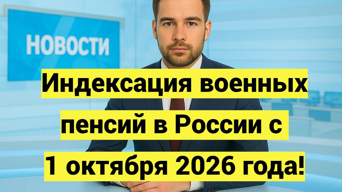 Индексация военных пенсий в России с 1 октября 2026 года