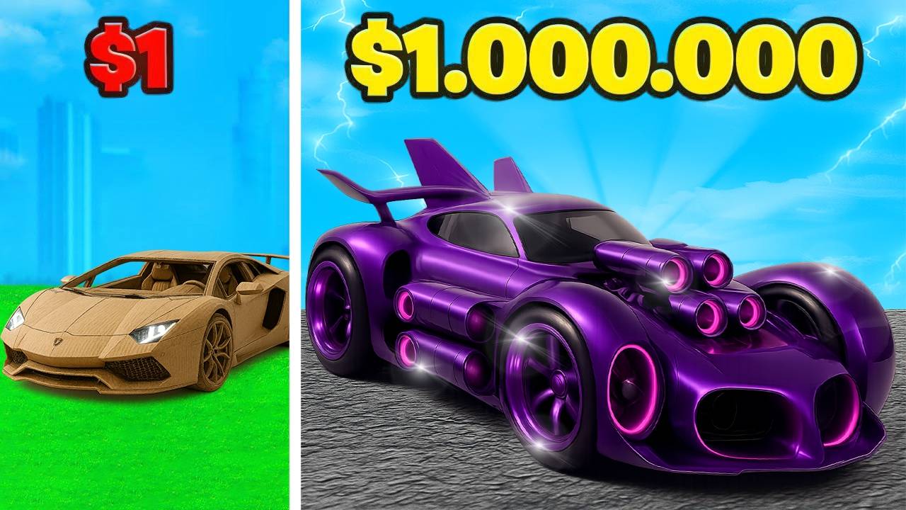 ПРОКАЧАЛ ЧИТЕРСКУЮ ТАЧКУ ЗА $1 ДО $1,000,000 В GTA 5