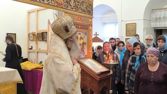 Проповедь митрополита Иоанна в Богоявленском храме с. Великополье