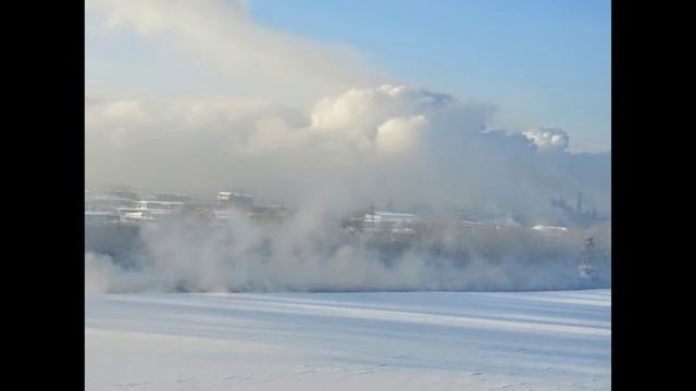 Рудник - школа развалилась и дома - колбасы. Виды с Красной горки и дятел(19 г)Зима. Кемерово