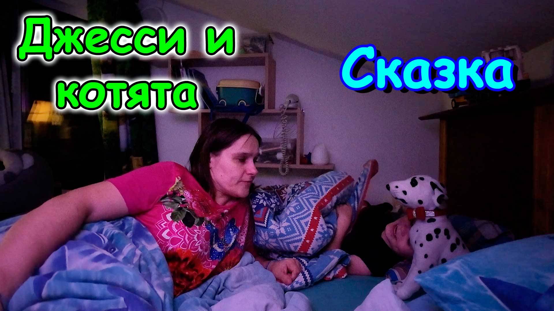 Сказка Максу на ночь Джесси и котята. Воспитательные моменты. (11.25г.) Семья Бровченко.
