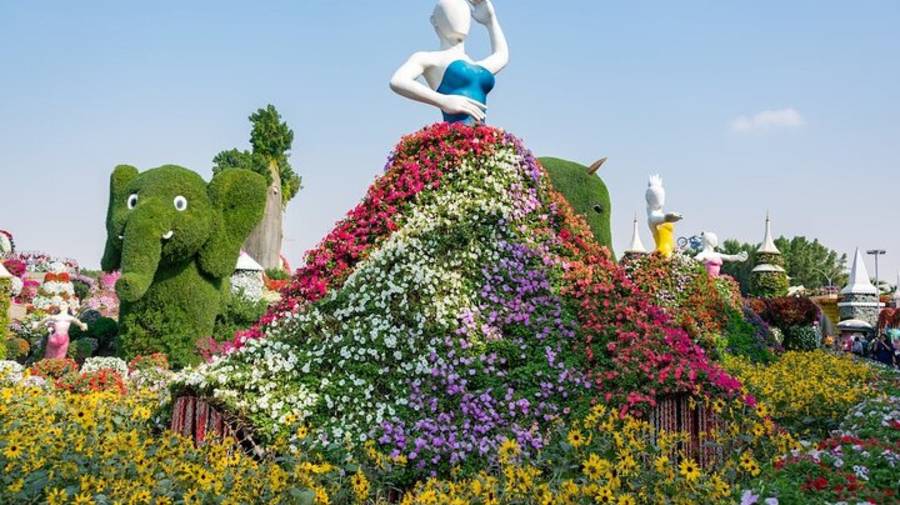 Miracle Garden Dubai САМЫЙ БОЛЬШОЙ В МИРЕ ПРИРОДНЫЙ ЦВЕТОЧНЫЙ ПАРК