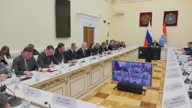 Оперативное совещание в Правительстве Самарской области с участием Губернатора