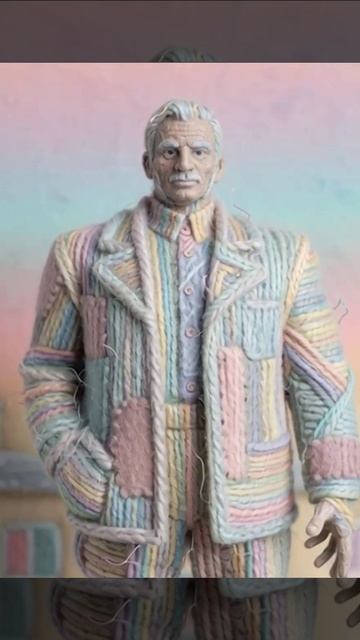 Донецк в вязаном стиле