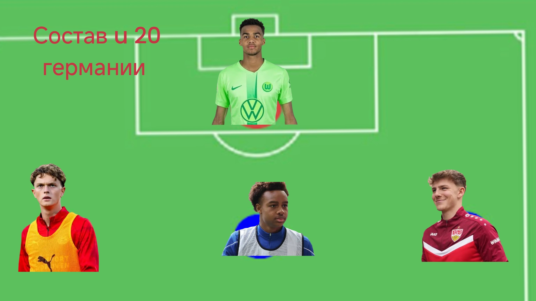 собрал команду из молодых игроков до 20 лет за сборную германии в фифе 25