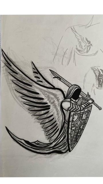 Оцифровываю свободный эскиз

#тату #оренбург #dantattooman